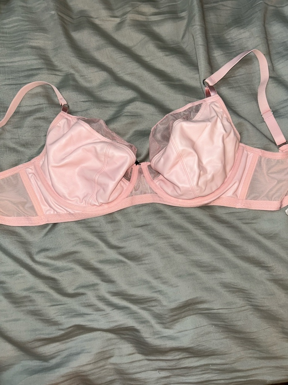 Curvy Kate women’s 34G Light Pink Underwire Mesh Bra